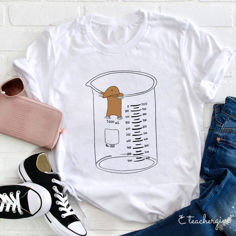 1MoLE Per Liter Science Teacher T-Shirt