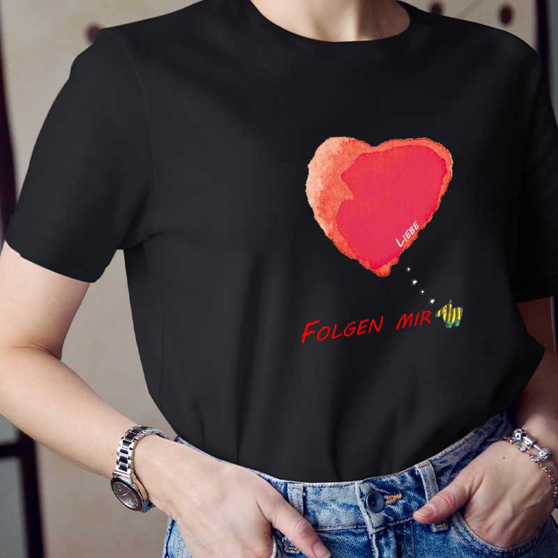 Folgen Mir Lehrer T-Shirt
