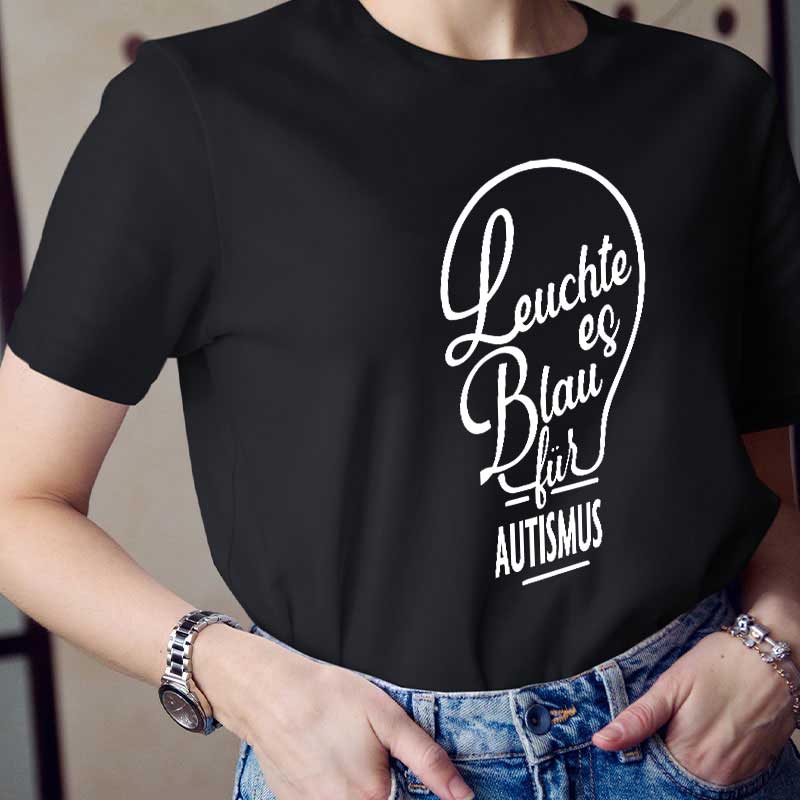 Leuchte es blau für AUTISMUS Lehrer T-Shirt