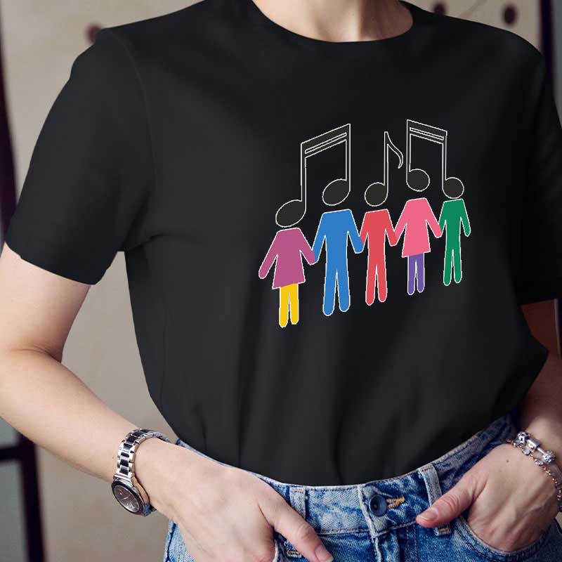 Musik Freundschaft Lehrer T-Shirt