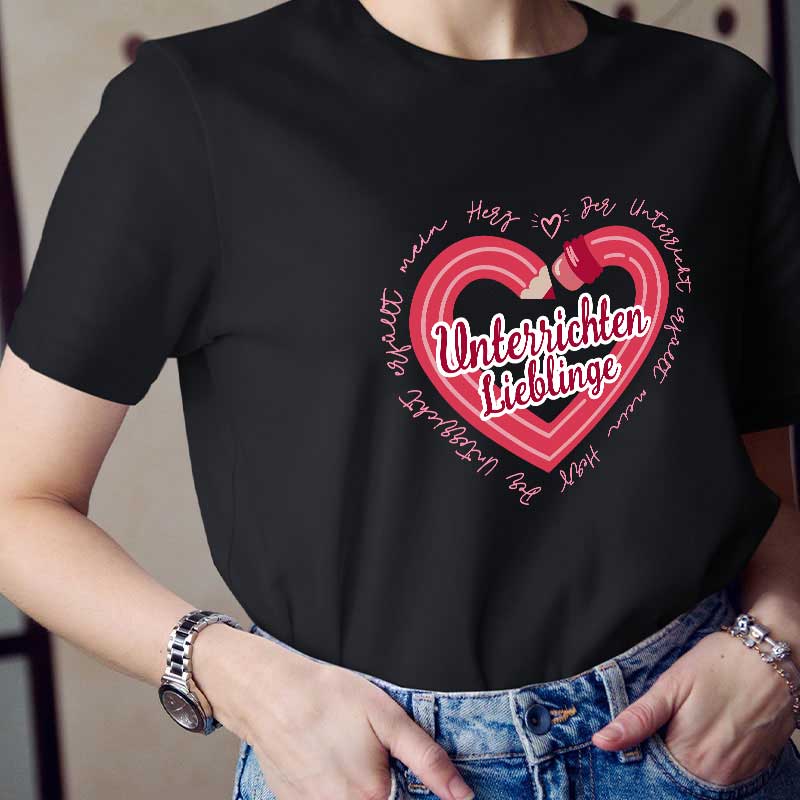 Unterrichten Lieblinge Lehrer T-Shirt