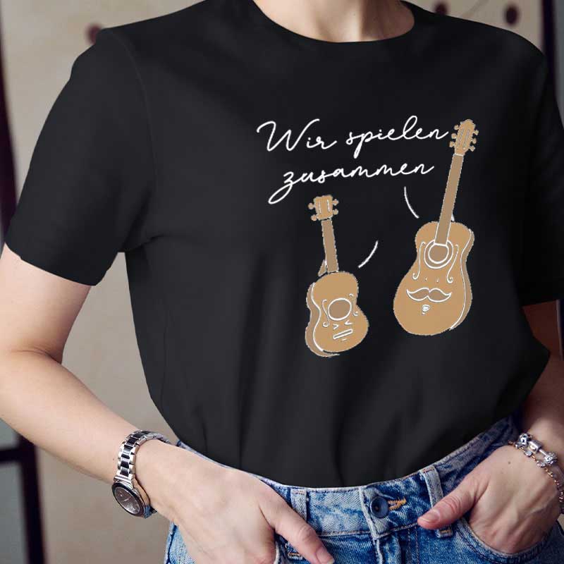 Wir Spielen Zusammen Lehrer T-Shirt