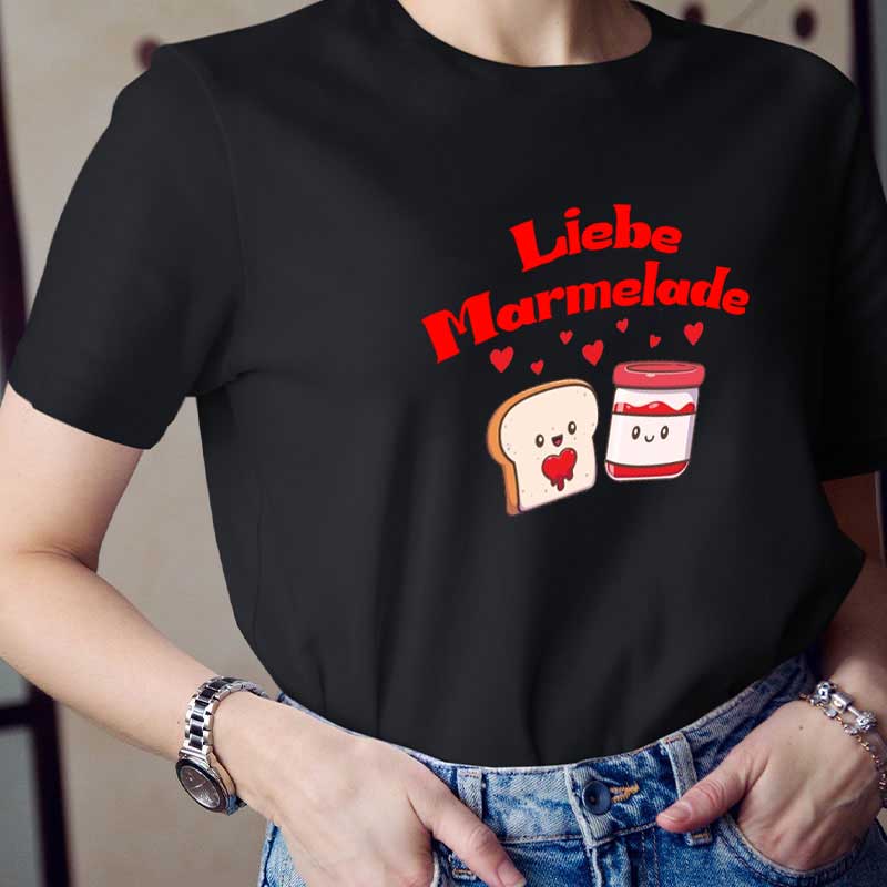 Liebe Marmelade Lehrer T-Shirt