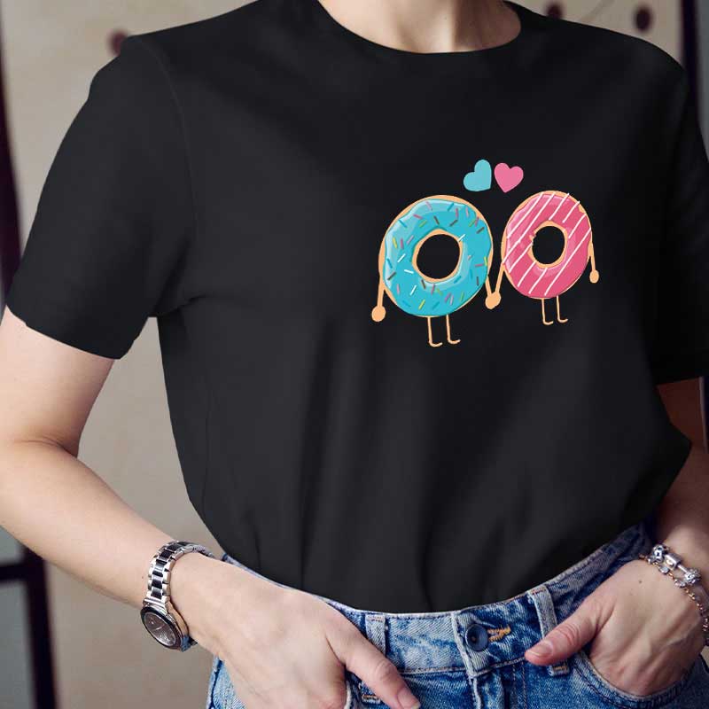 Liebe Donuts Lehrer T-Shirt