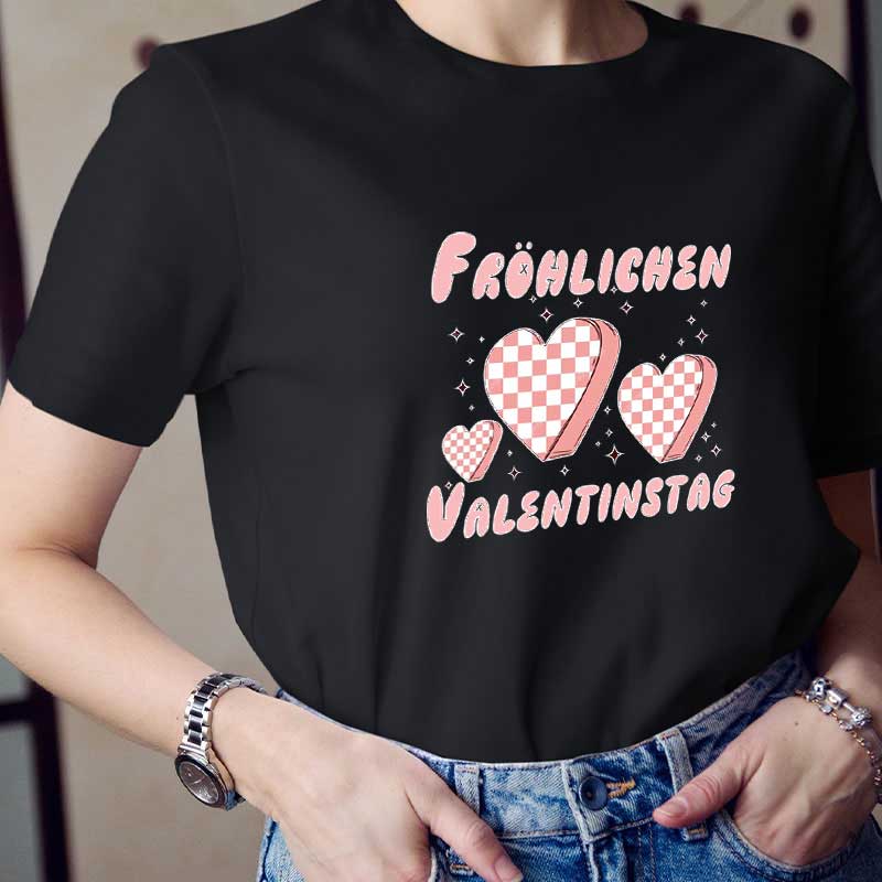 Fröhlichen Valentinstag Lehrer T-Shirt