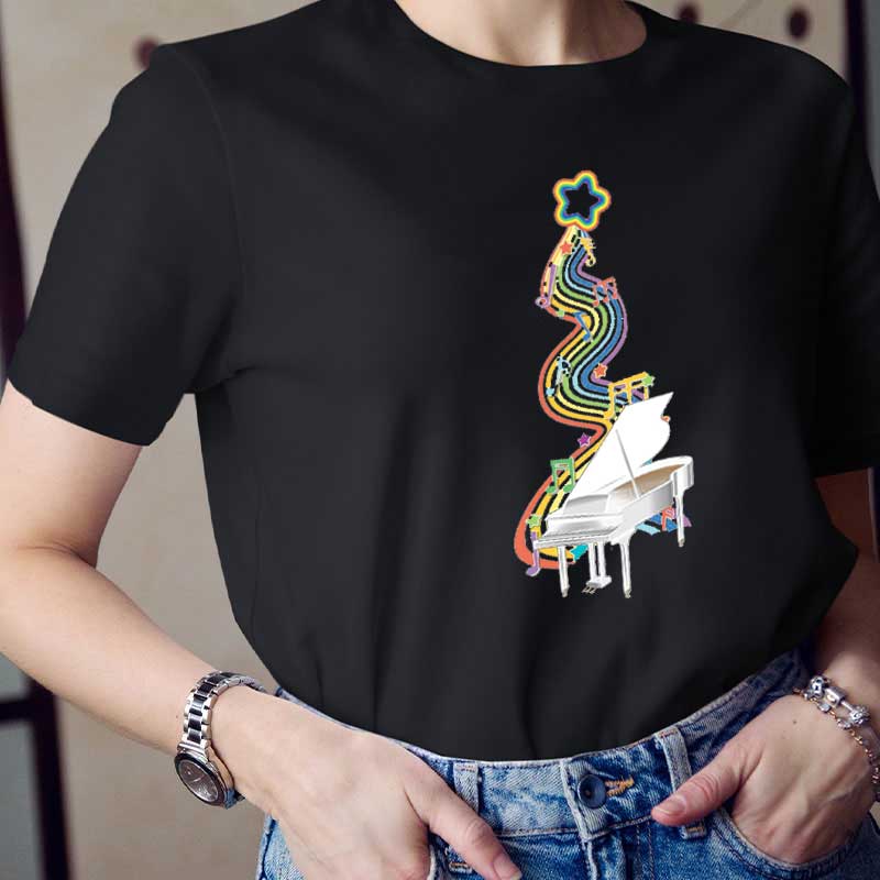 Klavier Musik Lehrer T-Shirt