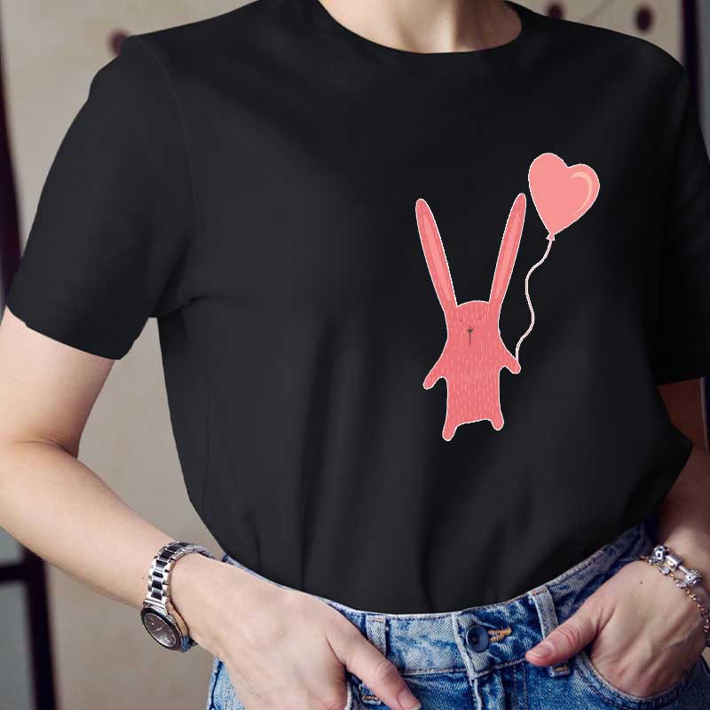 Rotes Herz Lehrer T-Shirt