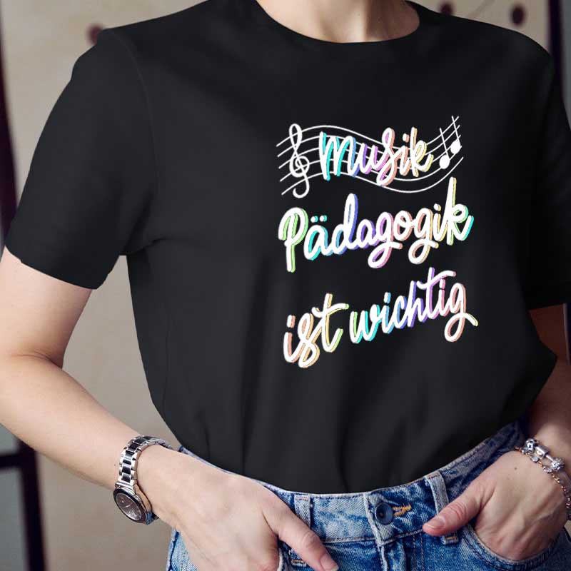 Musikpädagogik Ist Wichtig Lehrer T-Shirt