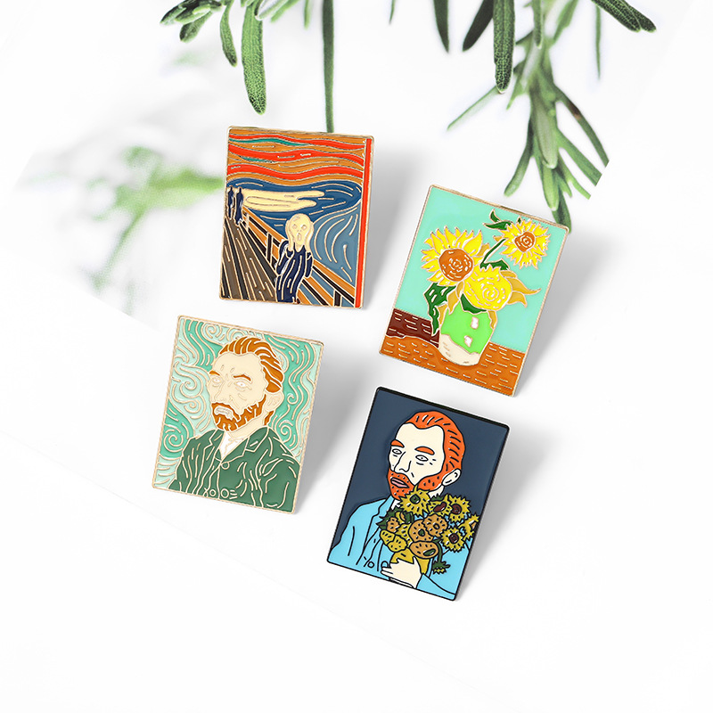 Van Gogh Oil Paintings   Pin Set