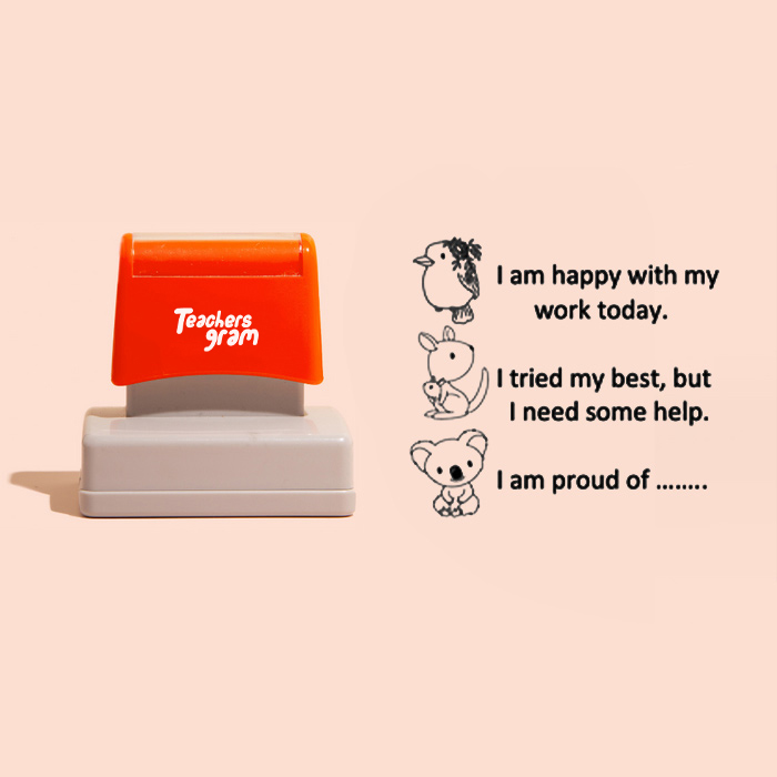 Self-Evaluation Large Rectangle Stamp