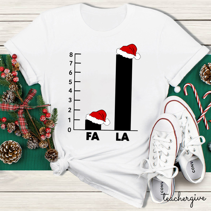 Fa La La La La La La La La Teacher T-Shirt