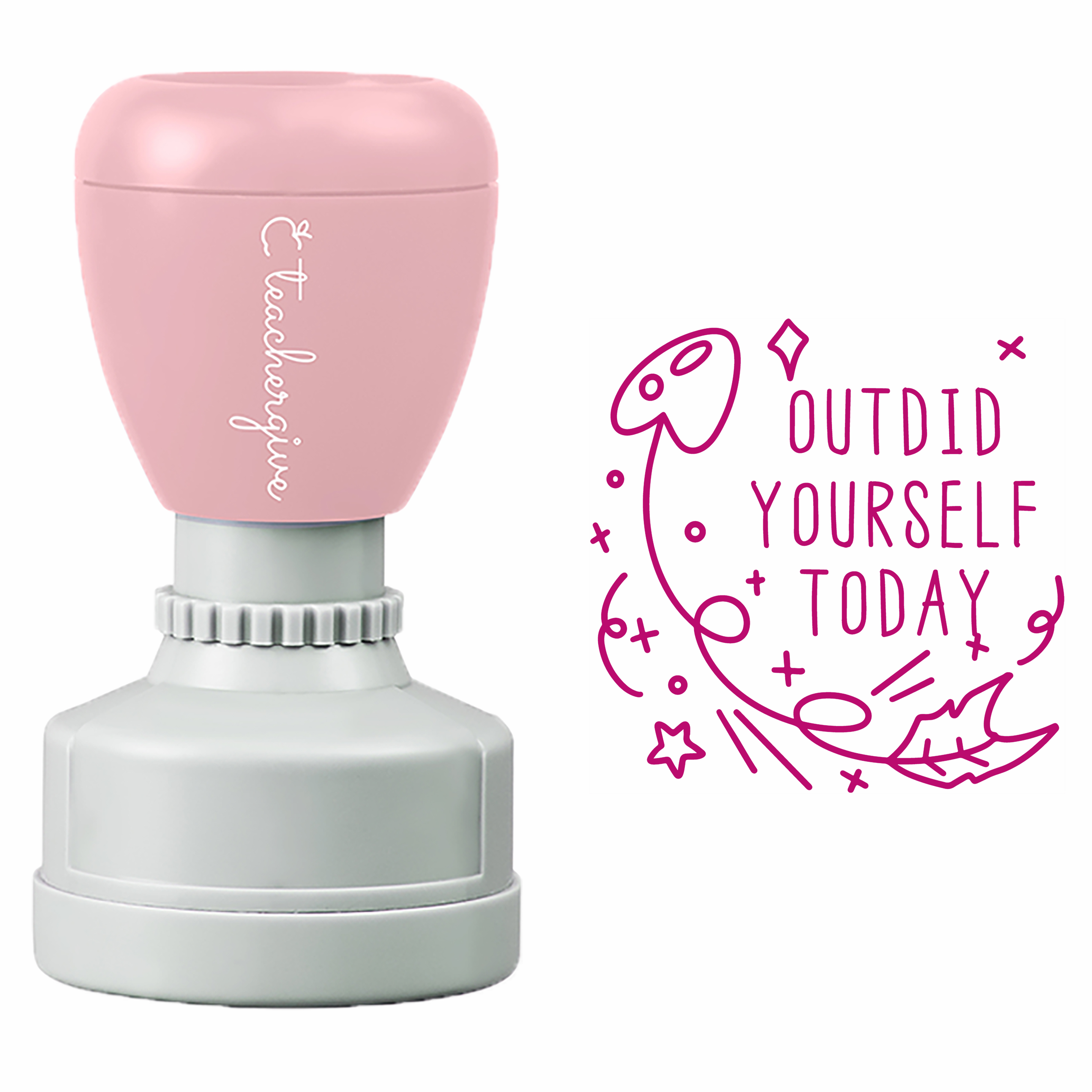 Outdid Yourself Today Stamp