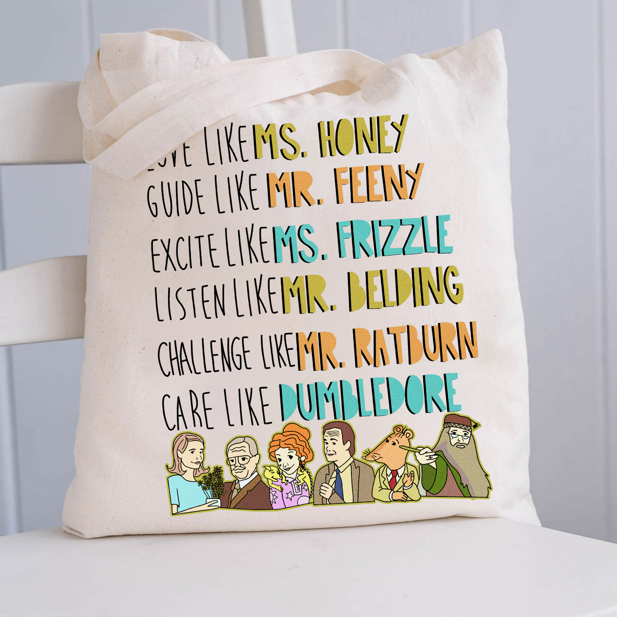 Like Teacher Tote Bag