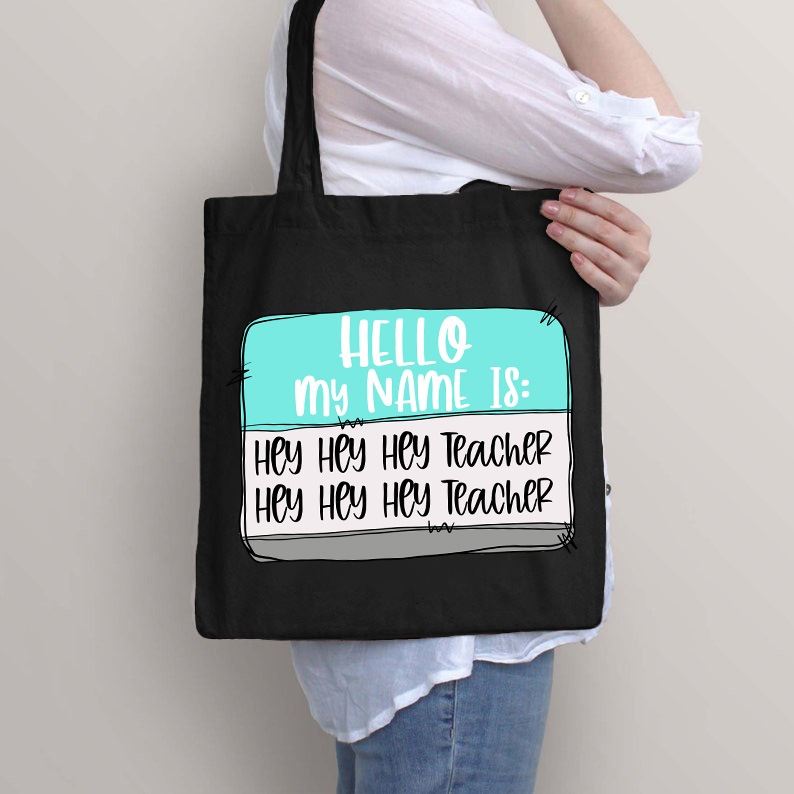 Hallo Mein Name Ist Lehrer Tragetasche