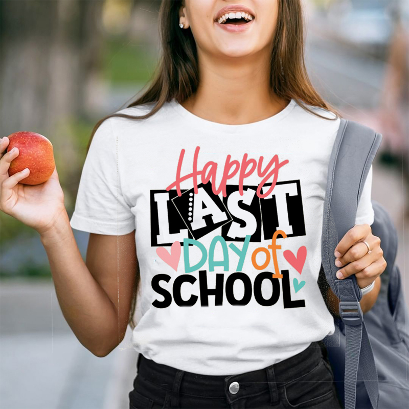 Personalized Happy Last Day Of School T-Shirt