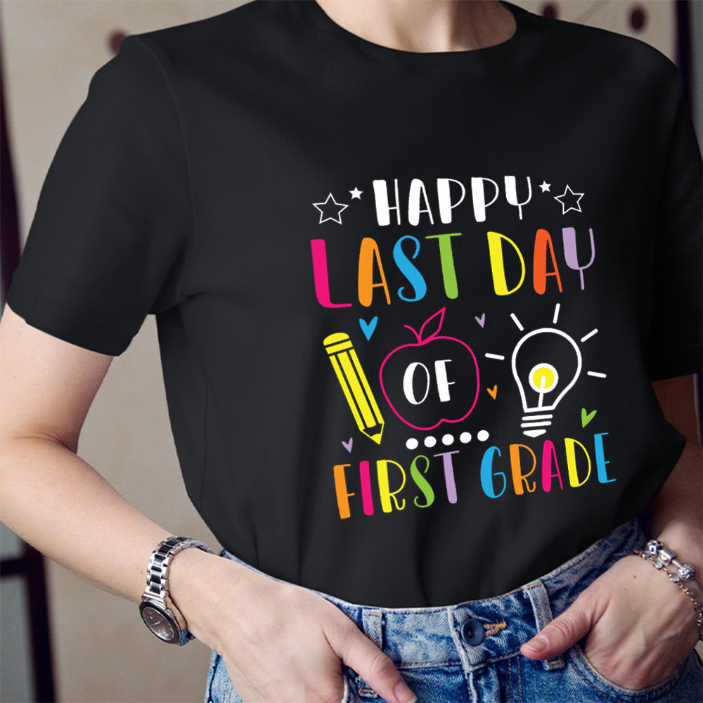 Personalized Happy Last Day T-Shirt