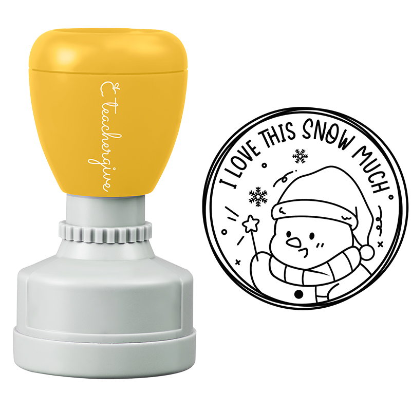 I Love This Snow Much Teacher Stamp