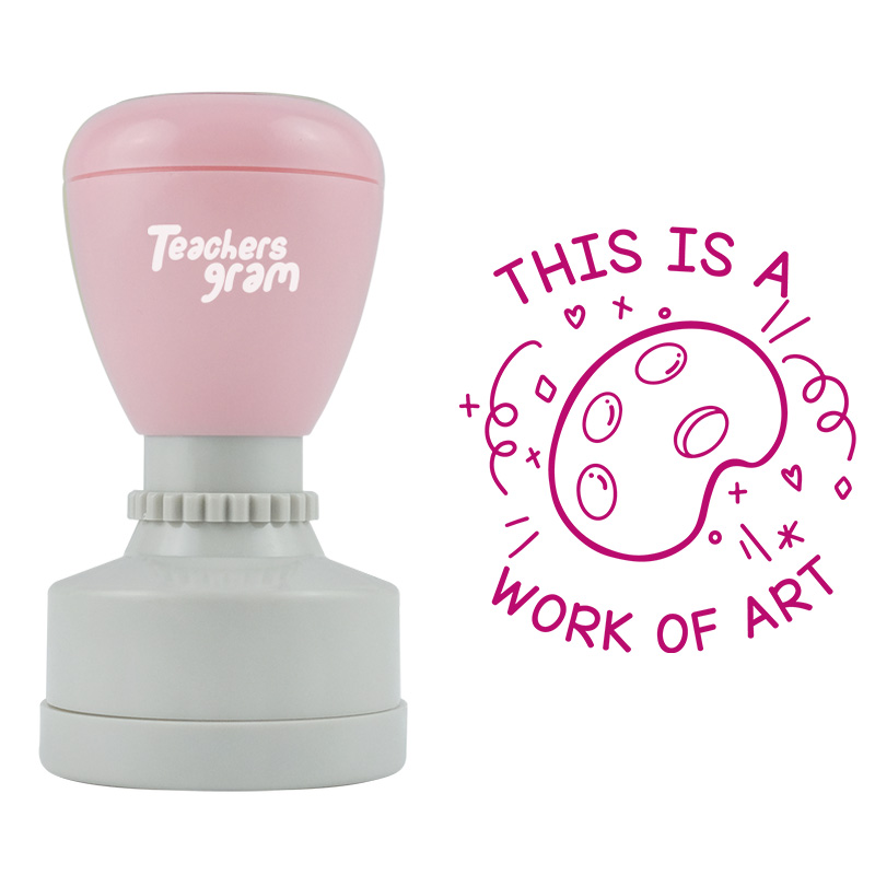 Dies ist ein Kunstwerk Lehrer Stempel