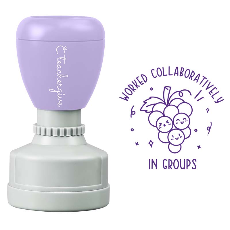 Worked Collaboratively Stamp