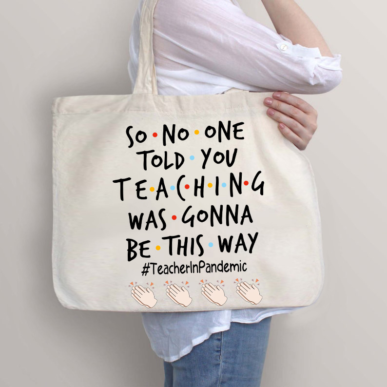 Also hat dir niemand gesagt, dass der Unterricht so sein würde Lehrer Tragetasche mit Reißverschluss