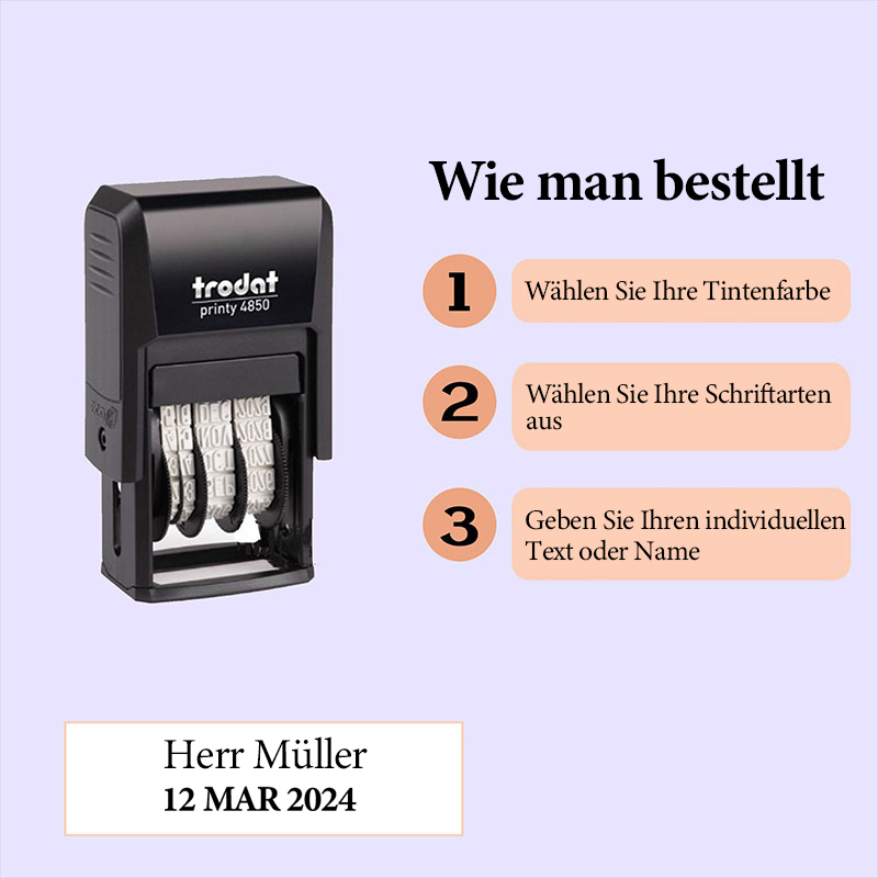 Personalisiert Lehrer Datum Lehrer Stempel