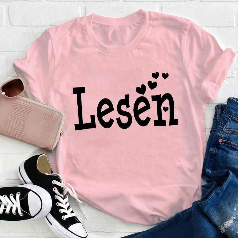 Lesen Lehrer T-Shirt