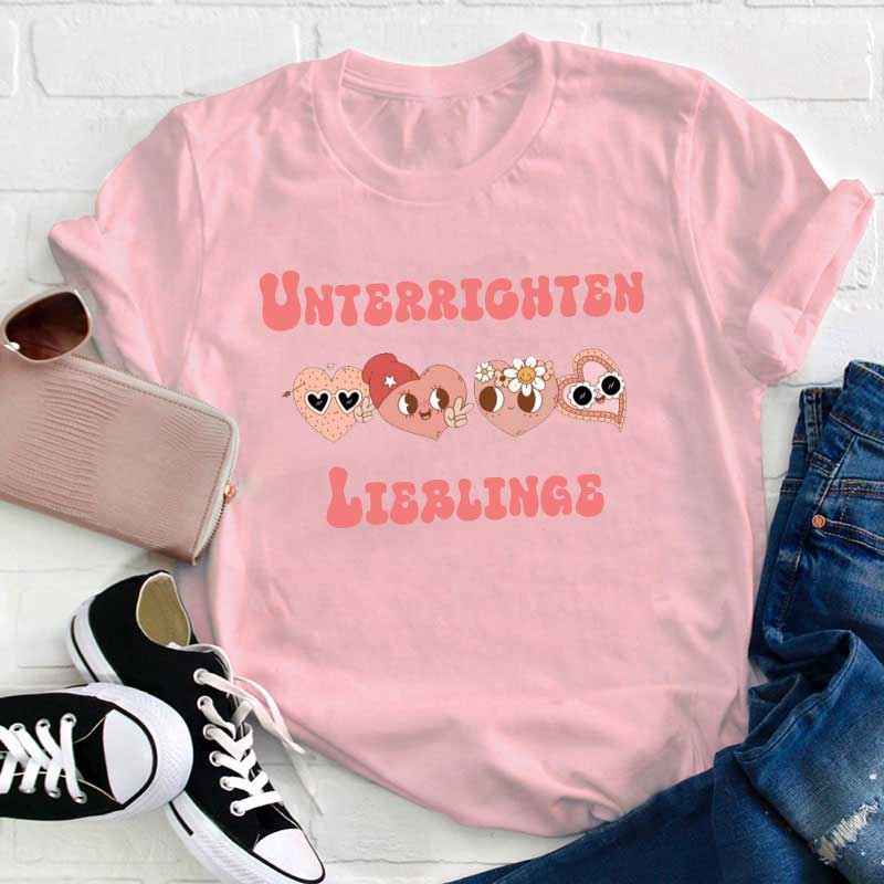 Unterrichten Lieblinge Lehrer T-Shirt