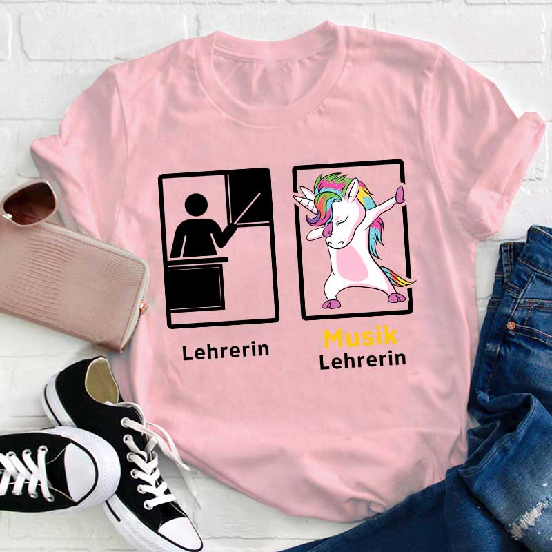 Musik Lehrerin Lehrer T-Shirt