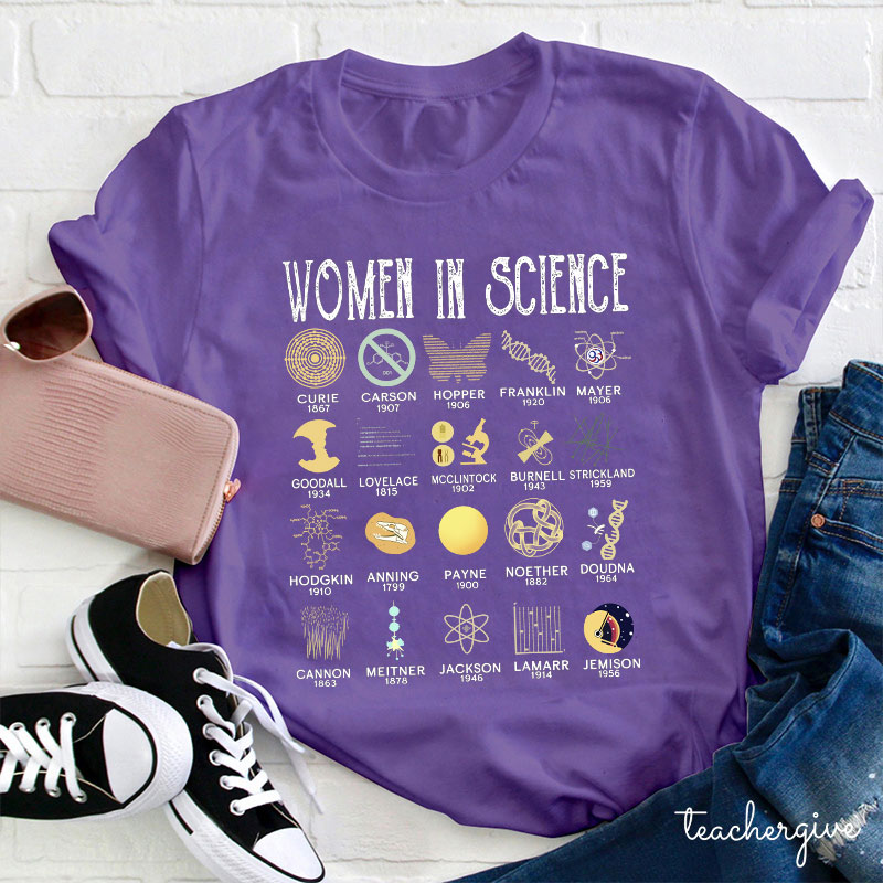 Just A Wowan In Science Teacher T-Shirt