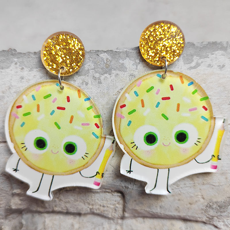 The Smartest Cookie Teacher Acrylic Earrings