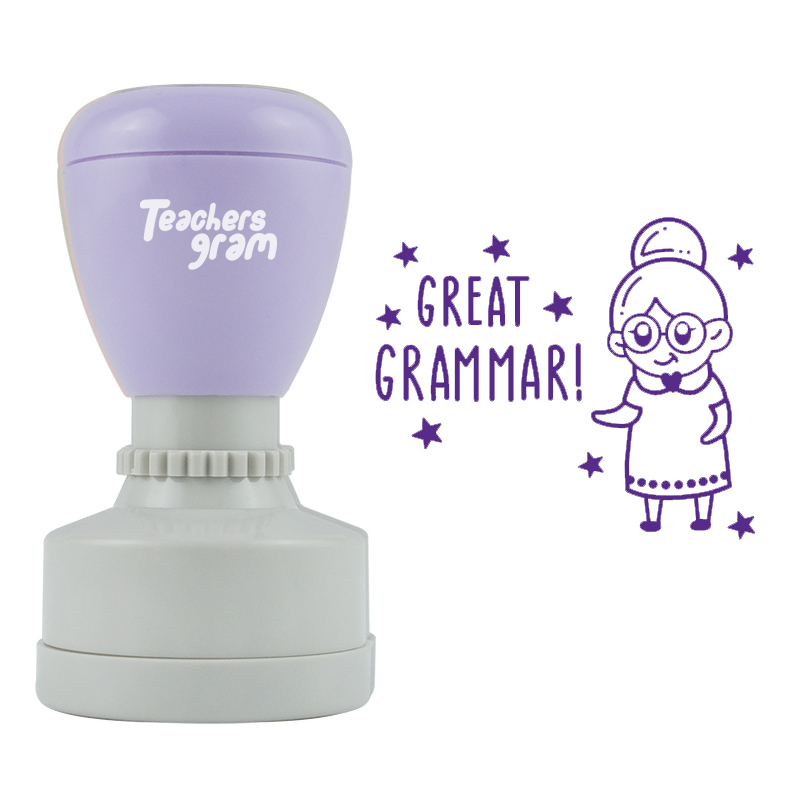 Tolle Grammatik Lehrer Stempel