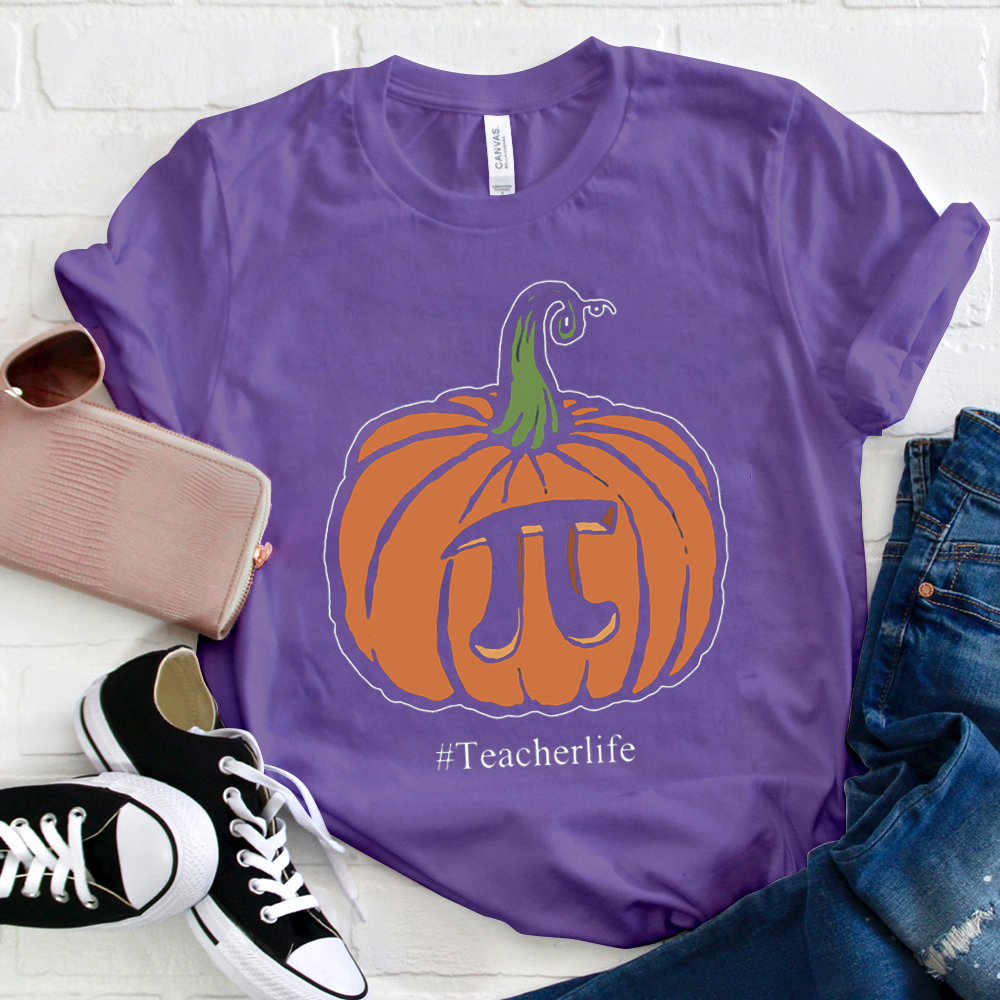 π Teacherlife Pumpkin T-Shirt