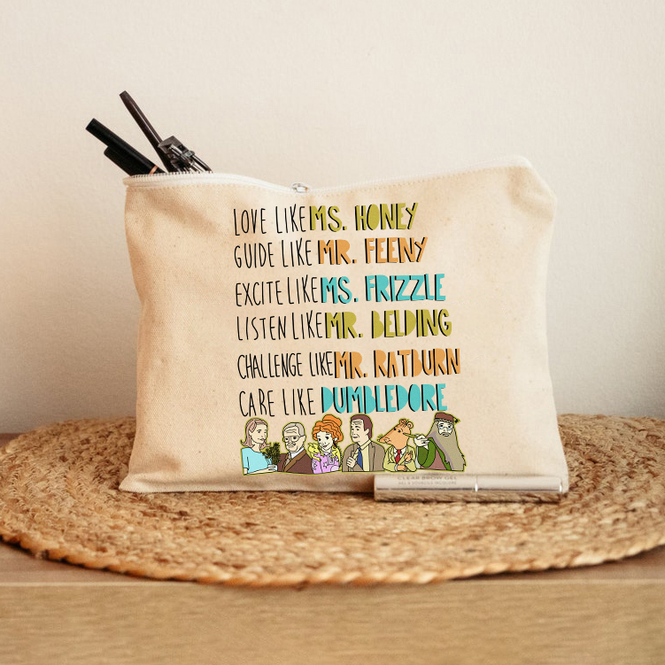 Like Teacher Makeup Bag