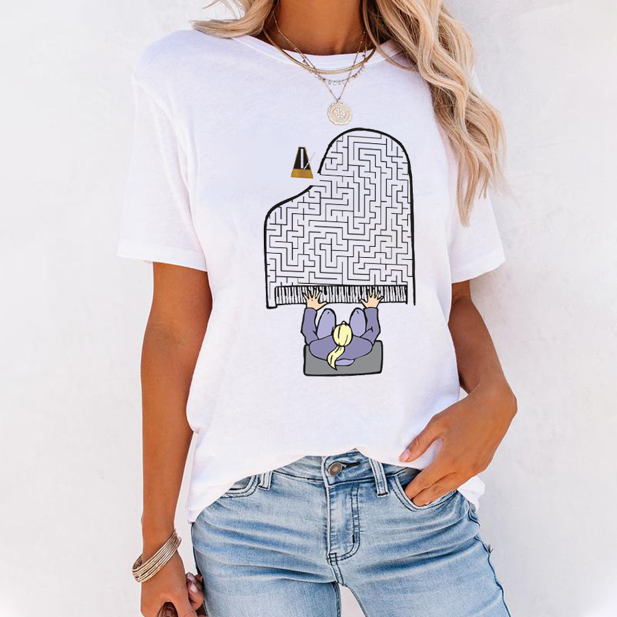 A Teacher Playing The Piano T-Shirt