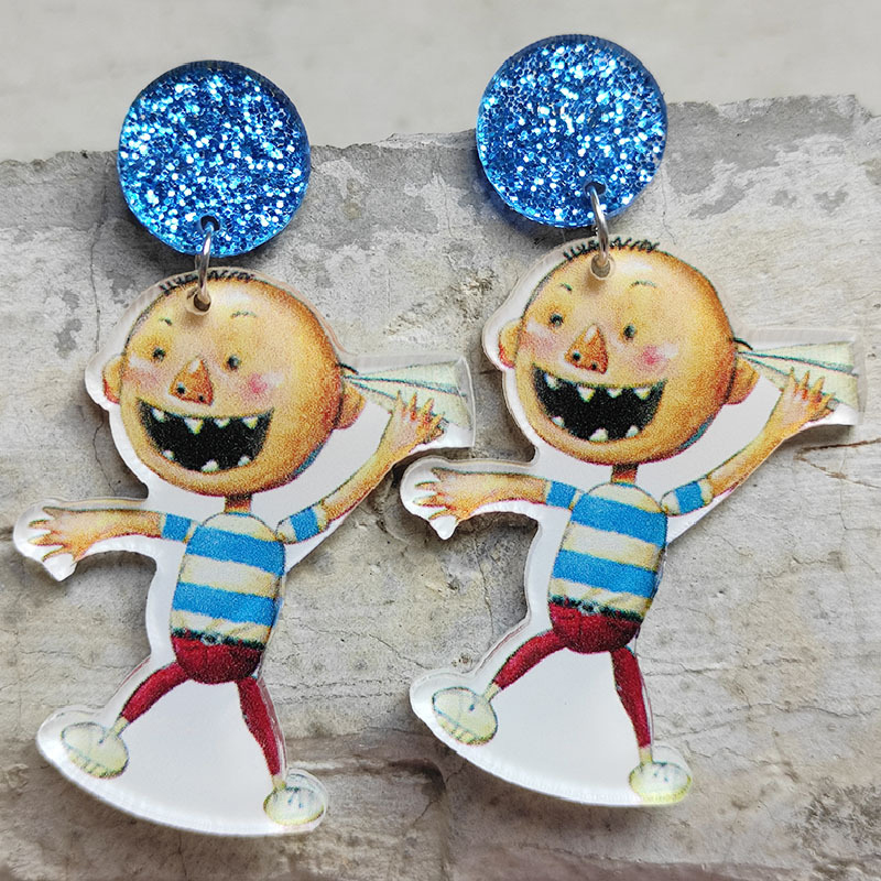It's The Furthest Paper Airplane Teacher Acrylic Earrings