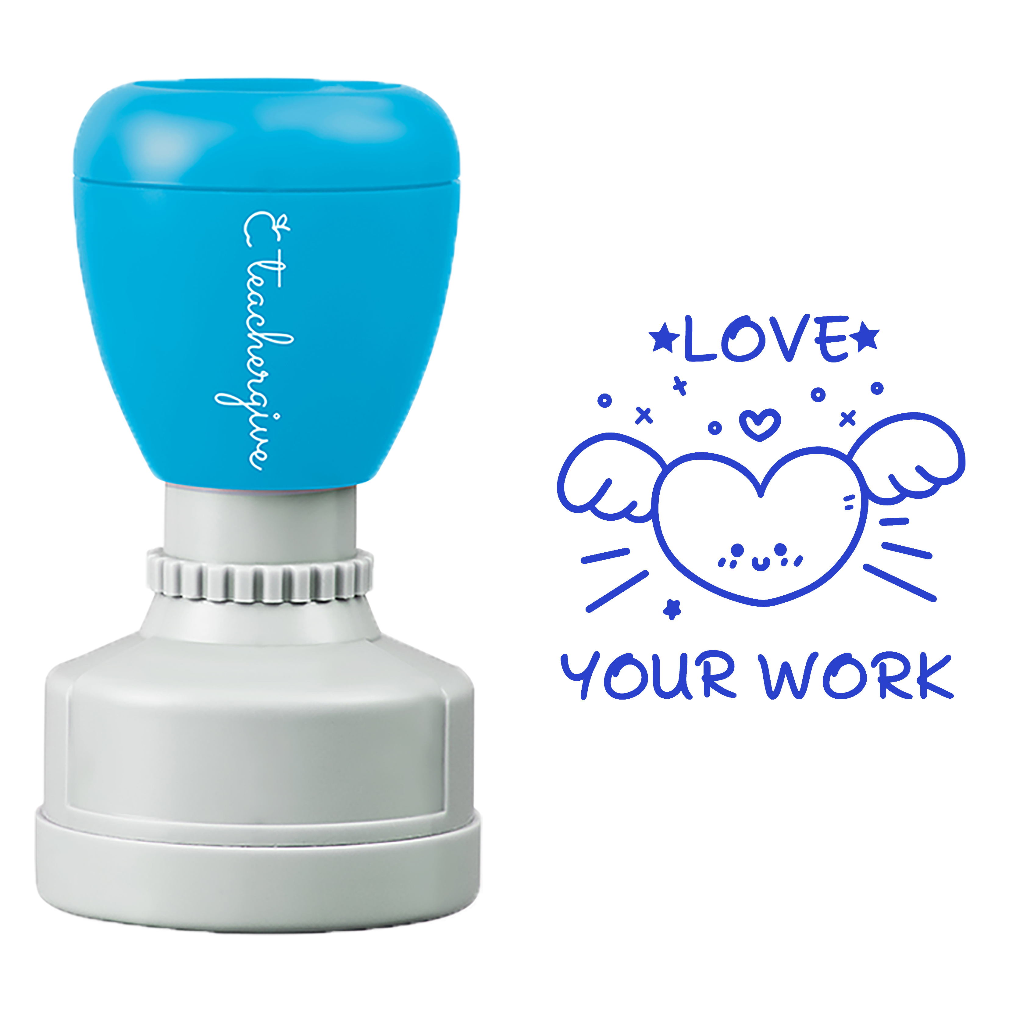 Love Your Work Wings Stamp