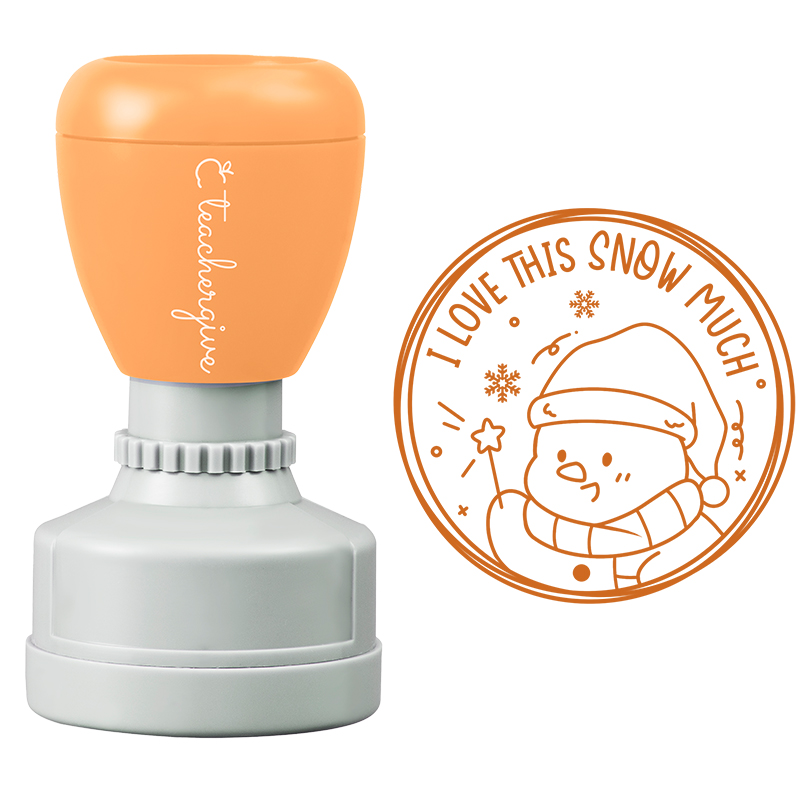 I Love This Snow Much Teacher Stamp