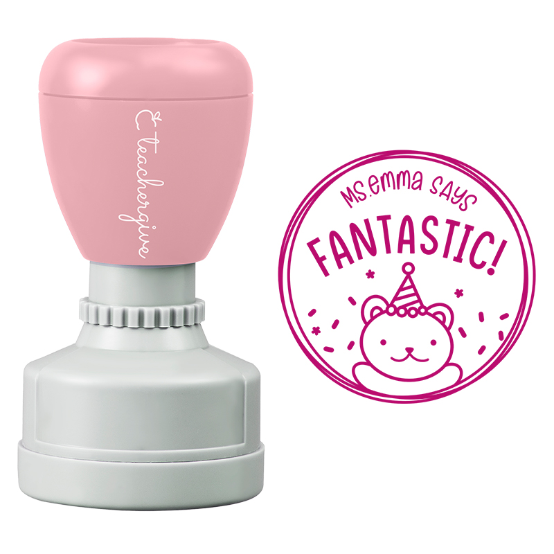 Personalized Teacher Says Fantastic Stamp