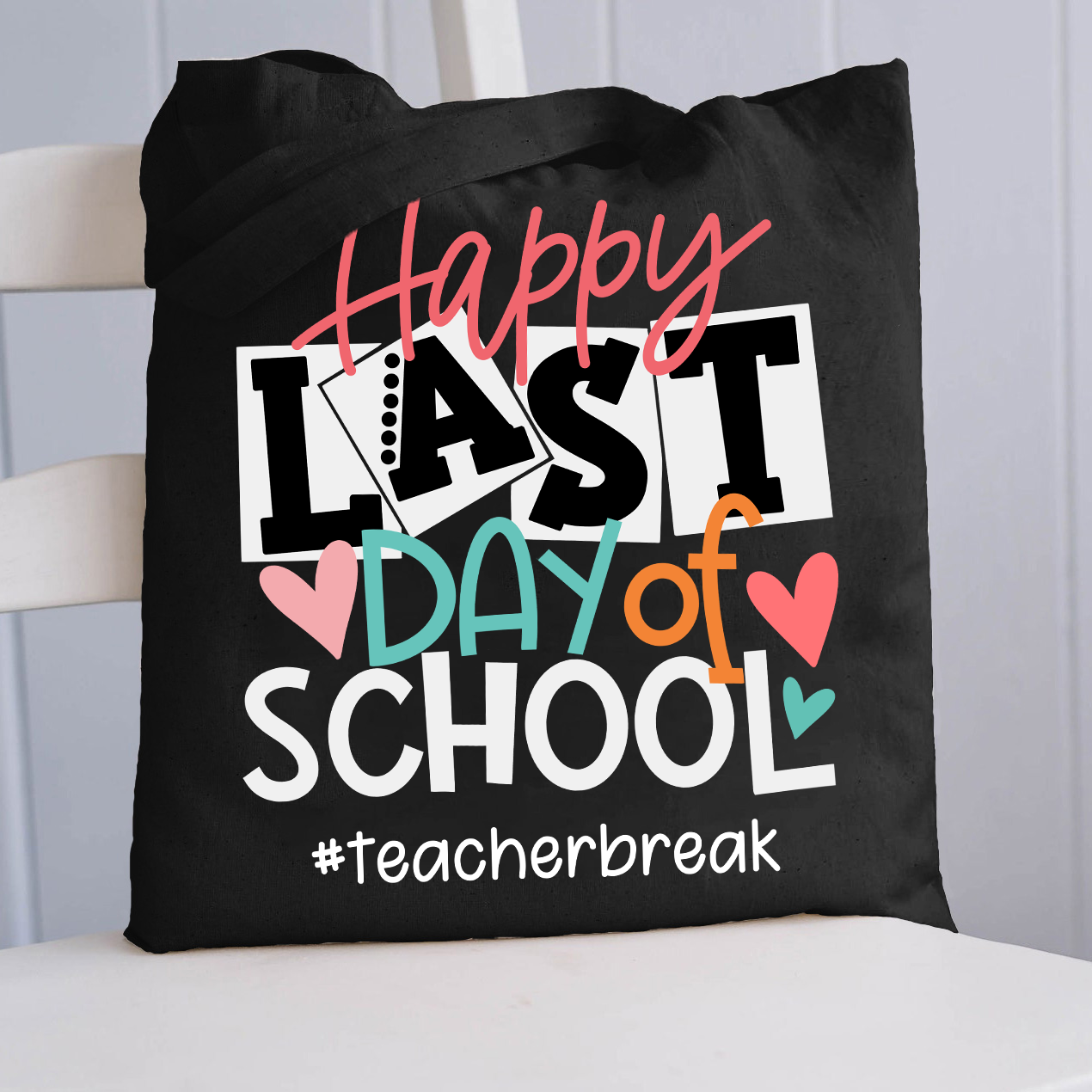 Personalisiert Schönen letzten Schultag Lehrer Tragetasche