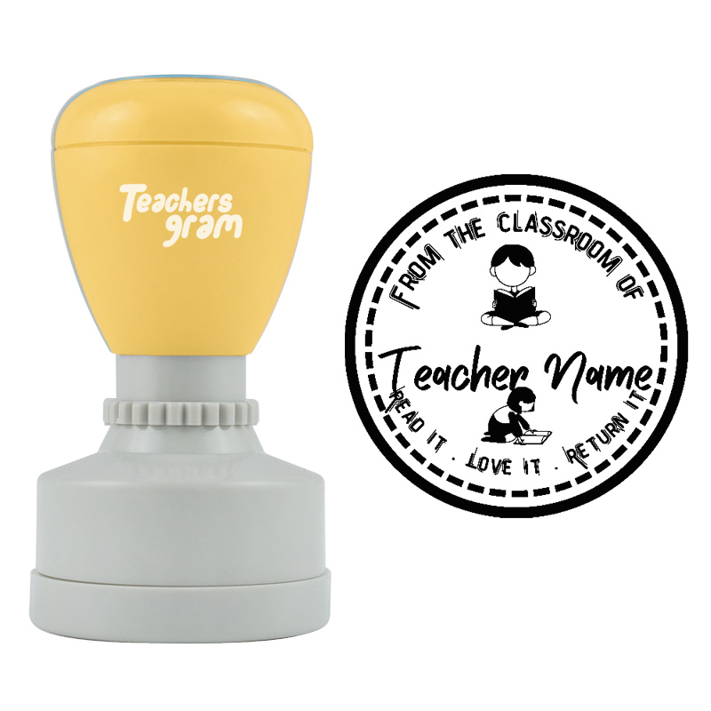 Personalisiert Aus der Lesung im Klassenzimmer Stempel