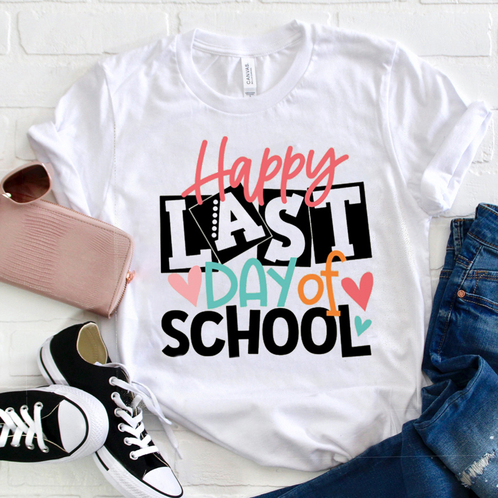 Personalized Happy Last Day Of School T-Shirt