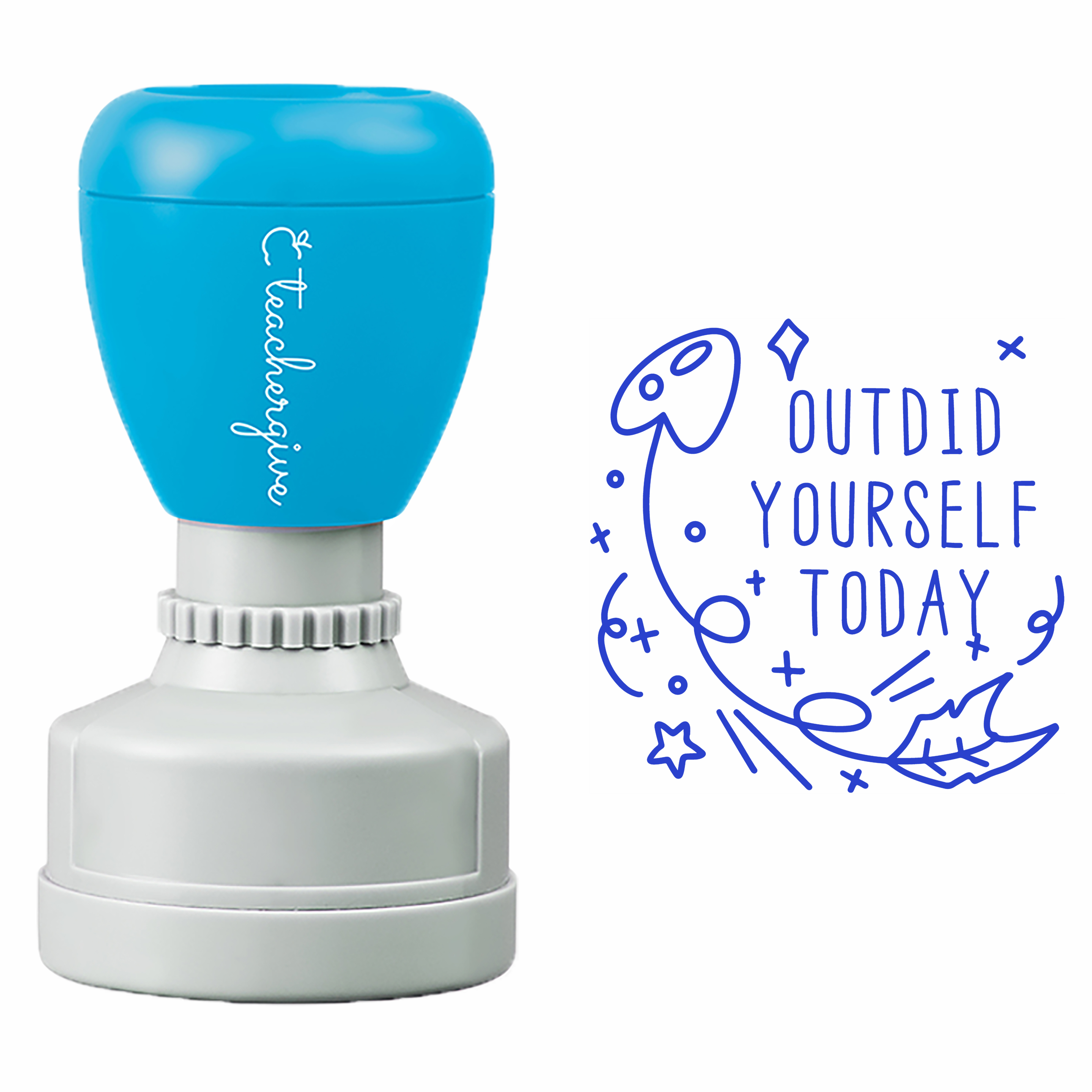 Outdid Yourself Today Stamp