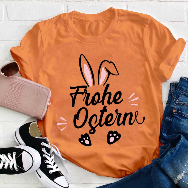 Frohe Ostern Lehrer T-Shirt