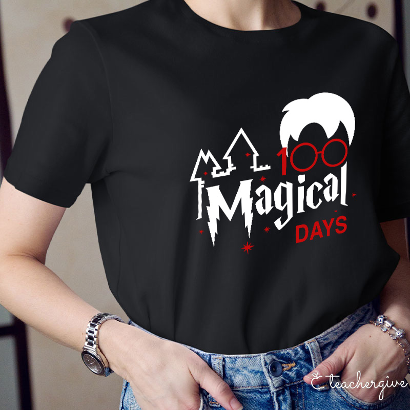 100 Magical Days Teacher T-Shirt