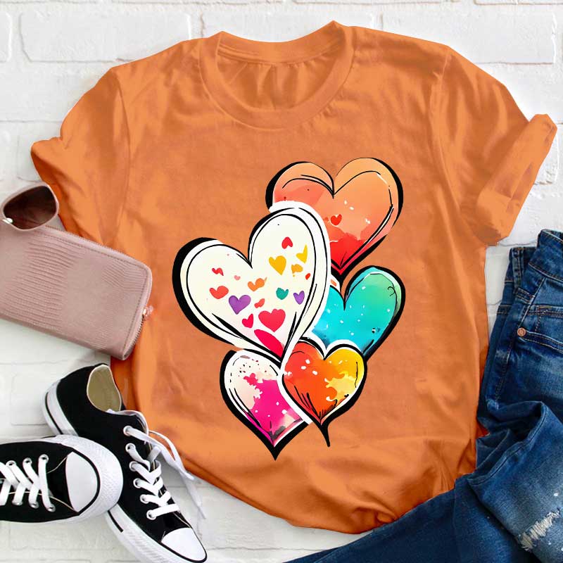 Liebe Ballons Lehrer T-Shirt