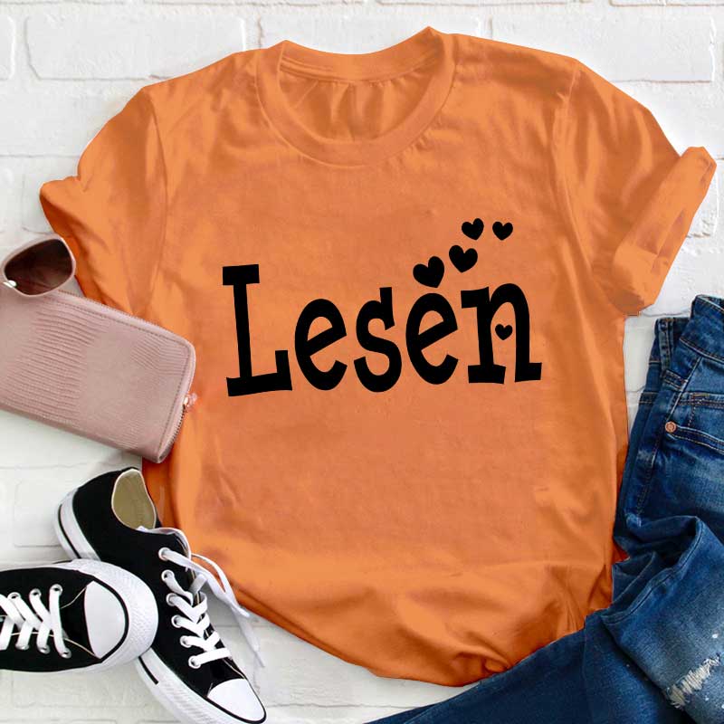 Lesen Lehrer T-Shirt