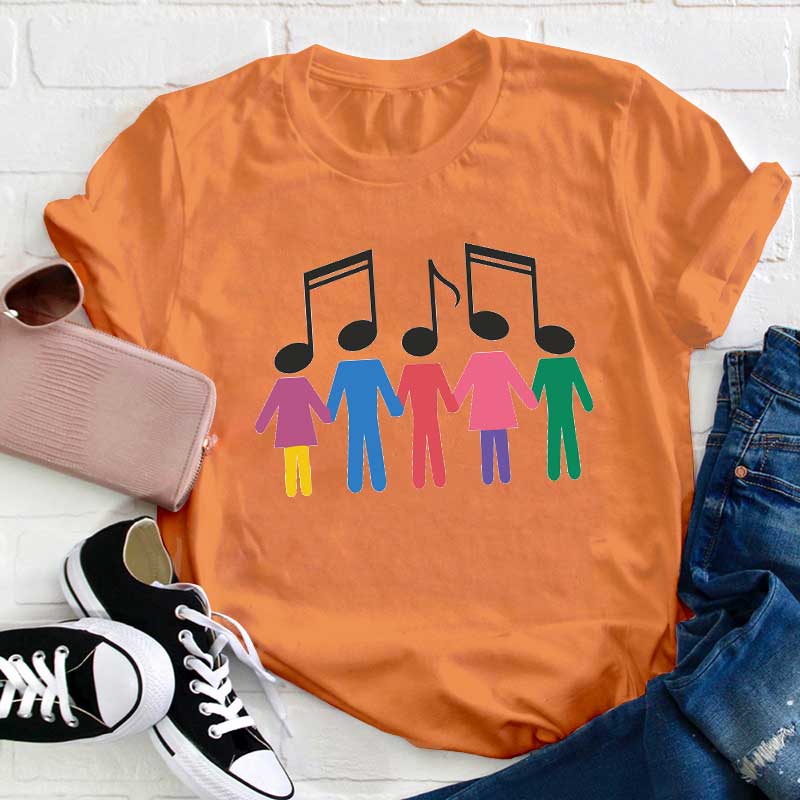 Musik Freundschaft Lehrer T-Shirt
