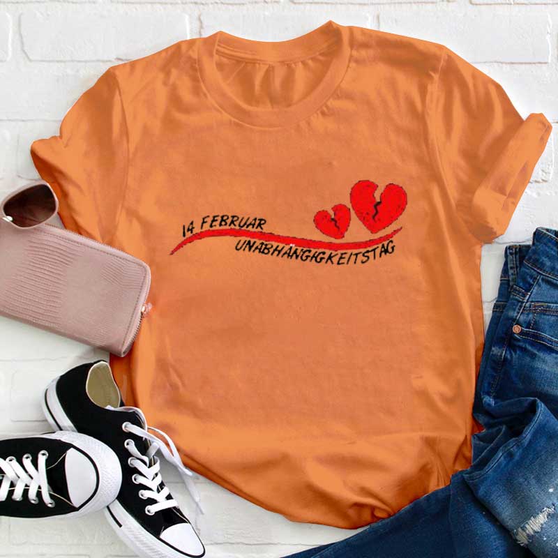 Valentinstag Lehrer T-Shirt