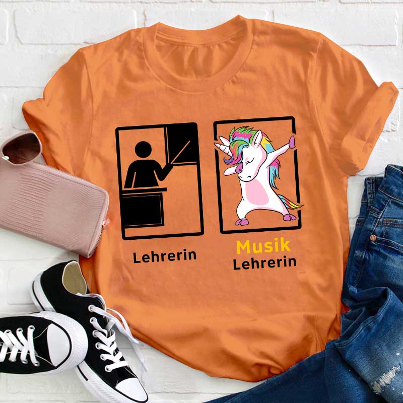 Musik Lehrerin Lehrer T-Shirt