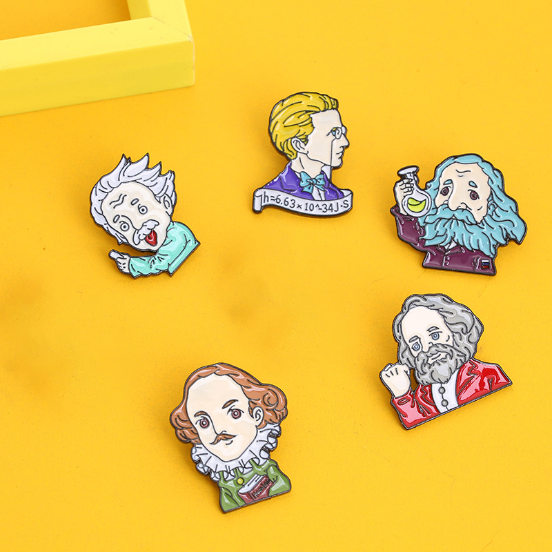 Celebrities In Different  Areas Pin Set